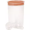 CURVER Bol redondo para alimentos con cuchara, 1,7L, Color surtido, plástico sin BPA