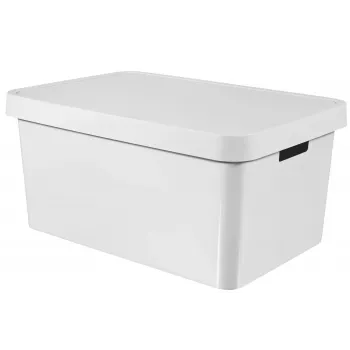 CURVER Infinity Recycled Caja de almacenamiento 45L 56x39x27cm Blanco