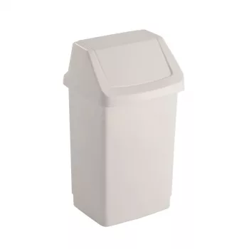 Curver Click-it cubo de basura con pedal 25L blanco