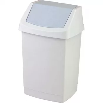 Curver Click-it cubo de basura con pedal 25L gris 32,5x26,5x50,5cm