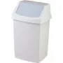 Curver Click-it cubo de basura con pedal 25L gris 32,5x26,5x50,5cm