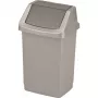Curver Click-It cubo de basura 9L plata