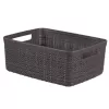 Curver cesta Jute S 5L 27x20x11cm gris oscuro