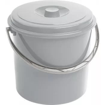 CURVER cubo con tapa 16L gris