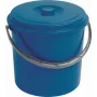 CURVER cubo con tapa 12L azul - cubo versátil de almacenamiento y limpieza