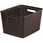 CURVER cesta My Style L 18L marrón oscuro
