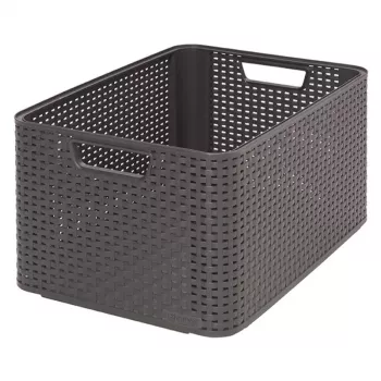 CURVER Style L caja de almacenamiento 43,6 x 32,6 x 23 cm gris oscuro