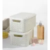 CURVER Style S caja de almacenamiento con tapa 29,1x19,8x14,2 cm crema