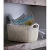 CURVER Knit Collection cesta de almacenamiento rectangular S 8L blanco 30x22x17 cm