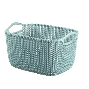 CURVER cesta Knit S rectangular 8L 30x22x17cm azul