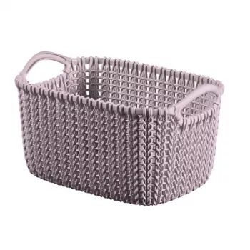 CURVER Knit XS cesta de almacenamiento rectangular 3L 25x18x14 cm lila claro