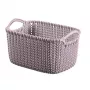 CURVER Knit XS cesta de almacenamiento rectangular 3L 25x18x14 cm lila claro