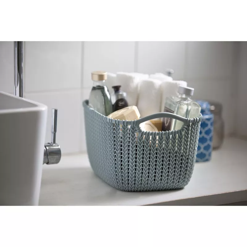 CURVER Knit XS cesta de almacenamiento rectangular 3L 25x18x14 cm lila claro