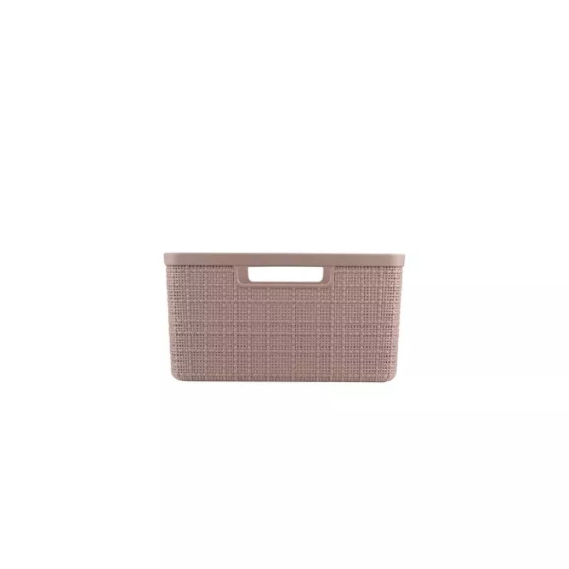 CURVER cesta Jute M 12L 36x28x15cm rosa