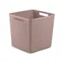 CURVER cesta Jute cuadrada 17L 28x28x27cm rosa