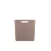 CURVER cesta Jute cuadrada 17L 28x28x27cm rosa