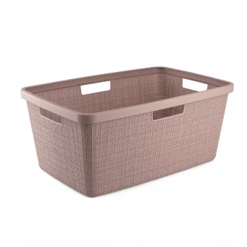 CURVER cesta de la ropa Jute 46L 59x39x26cm rosa