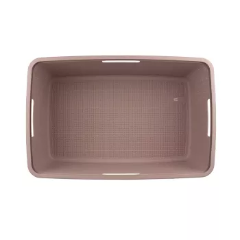 CURVER cesta de la ropa Jute 46L 59x39x26cm rosa