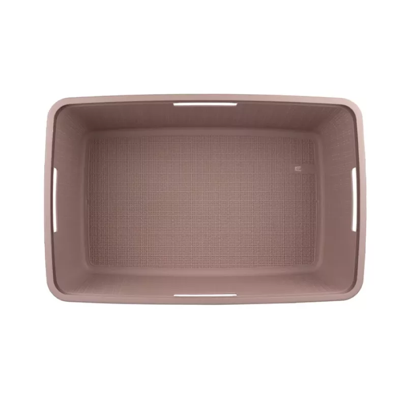 CURVER cesta de la ropa Jute 46L 59x39x26cm rosa