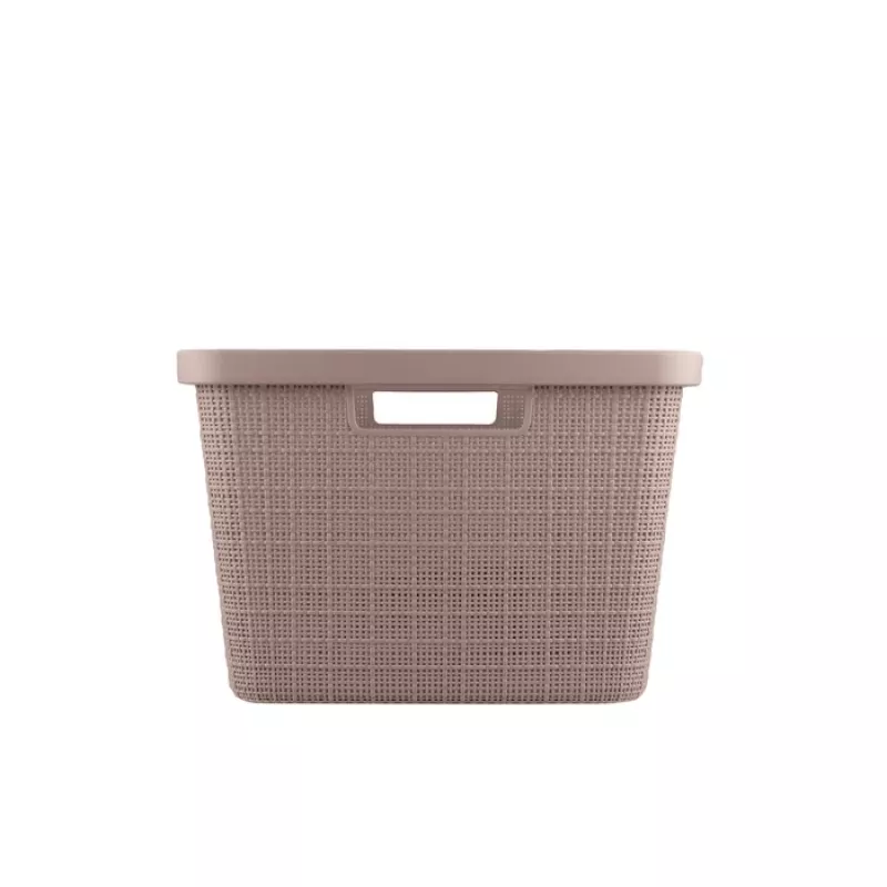 CURVER cesta de la ropa Jute 46L 59x39x26cm rosa