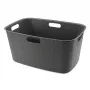 CURVER Softex cesta de la ropa 45L 57x37x27cm gris oscuro