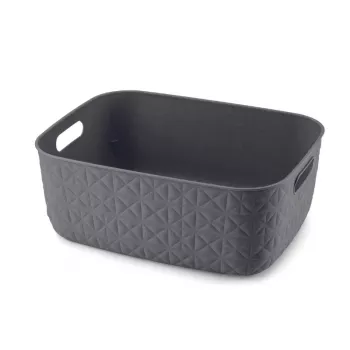 CURVER Softex cesta M 12,5L gris oscuro 37,9x29,2x14,3cm