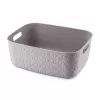 CURVER Softex M cesta de almacenamiento 12,5L gris marrón 37,9x29,2x14,3cm