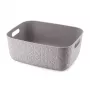 CURVER Softex M cesta de almacenamiento 12,5L gris marrón 37,9x29,2x14,3cm