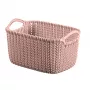 CURVER Knit XS cesta de almacenamiento rectangular 3L 25x18x14 cm rosa
