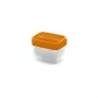 CURVER Vedo set de recipientes de almacenamiento rectangulares 5x0,5L transparente naranja