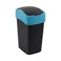 CURVER Flip Bin 25L papelera negro/azul