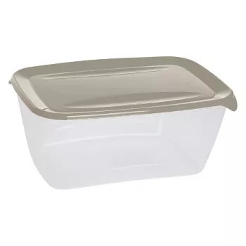 CURVER Fresh&Go recipiente rectangular para alimentos 5L beige
