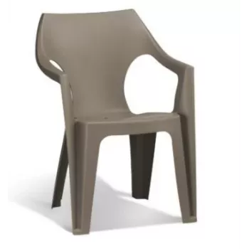 KETER Silla de jardín Dante Low Back marrón