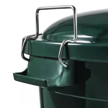 keeeper Hugo Mega cubo de basura 70L, Ø55 x 60,5 cm, verde oscuro