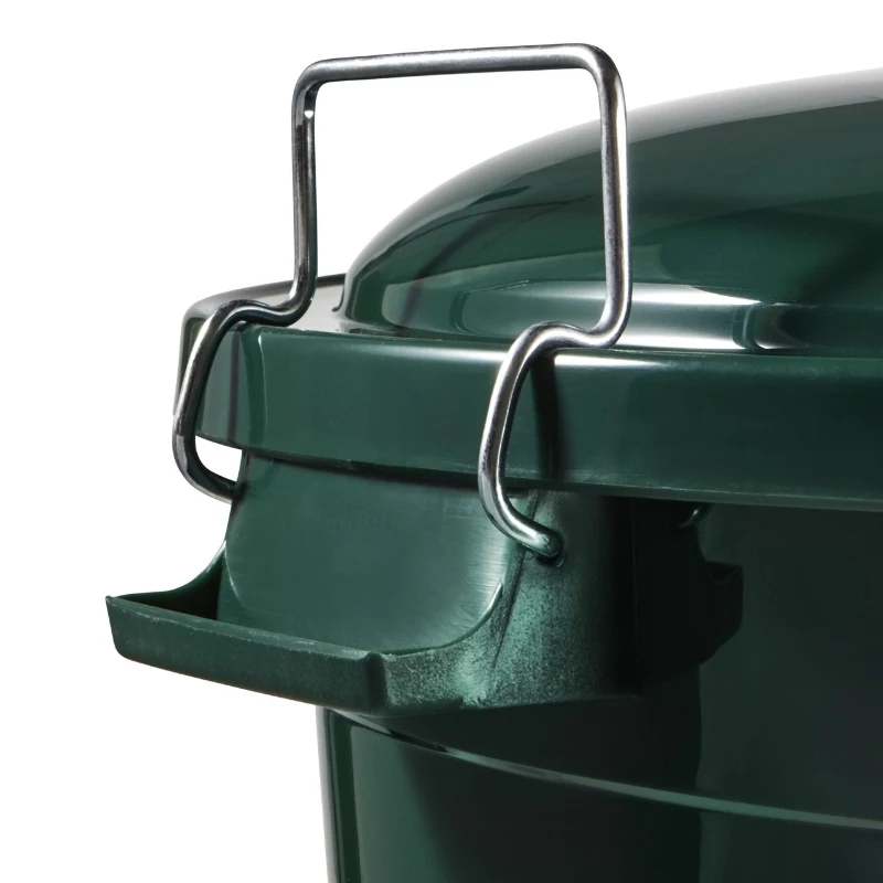 keeeper Hugo Mega cubo de basura 70L, Ø55 x 60,5 cm, verde oscuro