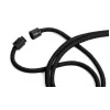 DURABLE Lanyard textil rPET con mosquetón, negro, pack de 10