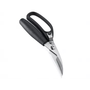 Tijeras de cocina LEIFHEIT con hojas de acero inoxidable dentadas y cierre de seguridad