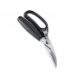 Tijeras de cocina LEIFHEIT con hojas de acero inoxidable dentadas y cierre de seguridad