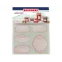 LEIFHEIT set de pegatinas decorativas para tarros, pastel