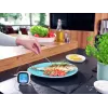 Termómetro digital LEIFHEIT para asar y hacer a la parrilla con sonda de acero inoxidable, temporizador y programas de carne predefinidos