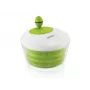 LEIFHEIT Centrifugadora de ensaladas Trend 4,5L con manivela y cuenco para servir, tapa verde