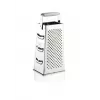 Rallador de cuatro caras LEIFHEIT, cuchillas de acero inoxidable, blanco/plata, ComfortLine