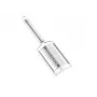 Rallador de nuez moscada Sterling LEIFHEIT – Rallador giratorio manual con compartimento de almacenamiento integrado, superficie ralladora fina de acero inoxidable, plata/negro