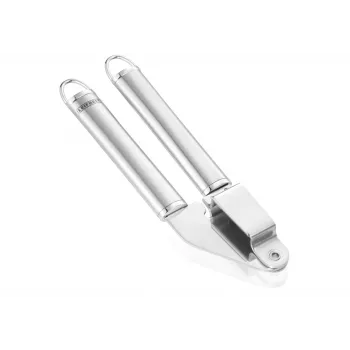 Prensador de ajos Sterling LEIFHEIT acero inoxidable mecanismo de palanca con herramienta de limpieza integrada