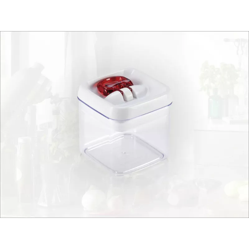 Recipiente para alimentos Fresh&Easy LEIFHEIT 400 ml – hermético, a prueba de fugas, sin BPA, transparente con tapa verde
