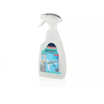 Limpiacristales concentrado LEIFHEIT 500 ml – Rinde 5 L de limpiador sin rayas para cristales, ventanas, espejos y baldosas, optimizado para aspirador de ventanas