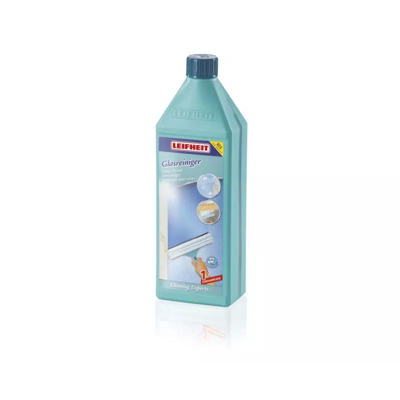LEIFHEIT Limpiacristales y ventanas concentrado 1L – fórmula sin vetas, rinde 100L