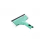 Limpiador de ventanas y marcos 3en1 Mini micro duo LEIFHEIT - cabezal de microfibra de 20 cm con escurridor integrado, compatible con Click System