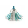 LEIFHEIT 3in1 Power Mop con tecnología Clean Twist Spin, mango telescópico, cubo de 20L, cabezal de microfibra, turquesa/blanco