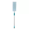 Cepillo de suelo PowerClean M LEIFHEIT con mango telescópico, 33 cm, verde/gris